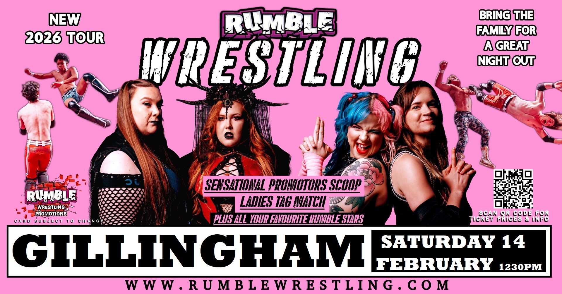 Rumble Wrestling comes to Medway   - 2026